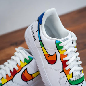 Color Cascade | CUSTOM AF1's