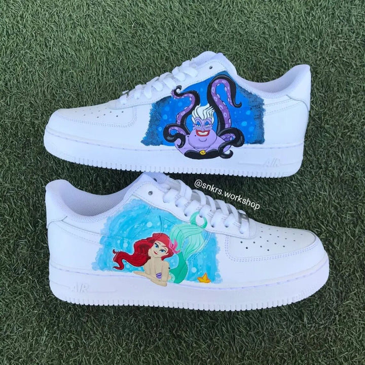 Mermaid & Villain| CUSTOM AF1's